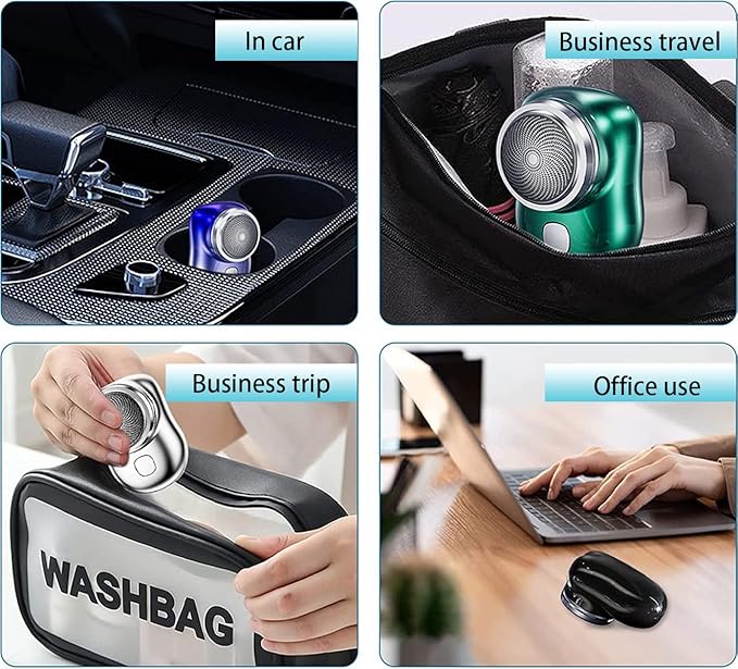 Mini-Shave Portable Electric Shaver, 2026 New Upgrade Mini Electric Razor Shavers for Men